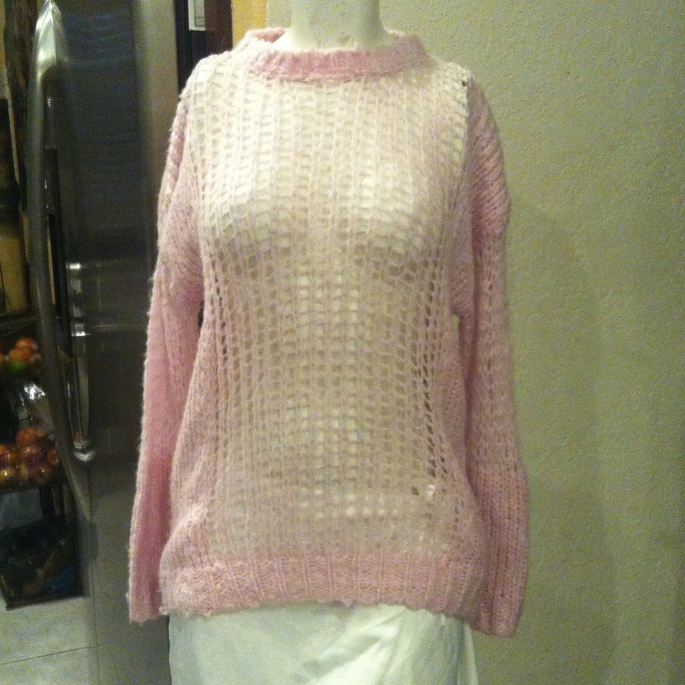 TOPSHOP open knit sweater